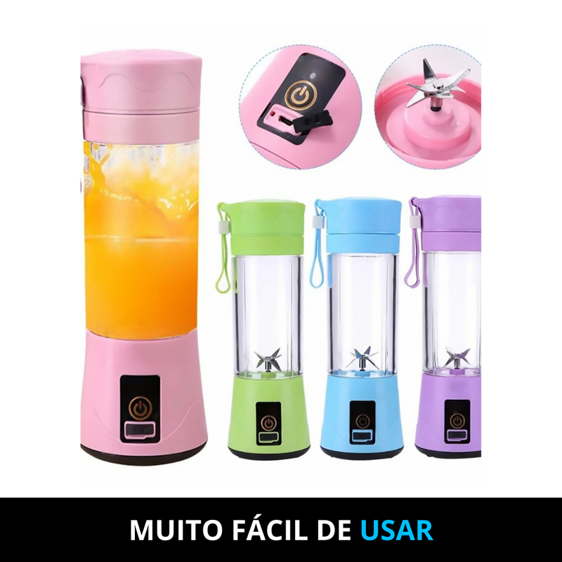 Mini liquidificador portátil Recarregável