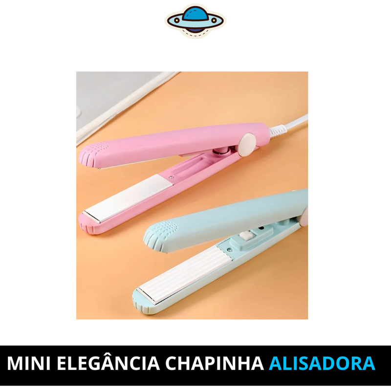 Mini Elegância Chapinha Alisadora Portátil De Bolsa