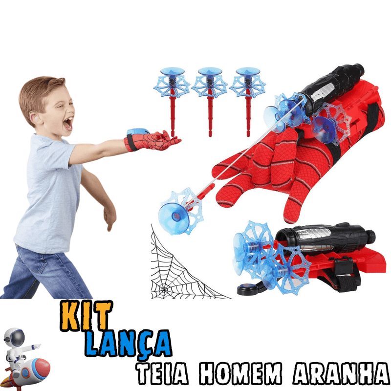 Kit Lança Teia do Homem Aranha (EXCLUSIVO PARA O DIA DAS CRIANÇAS)