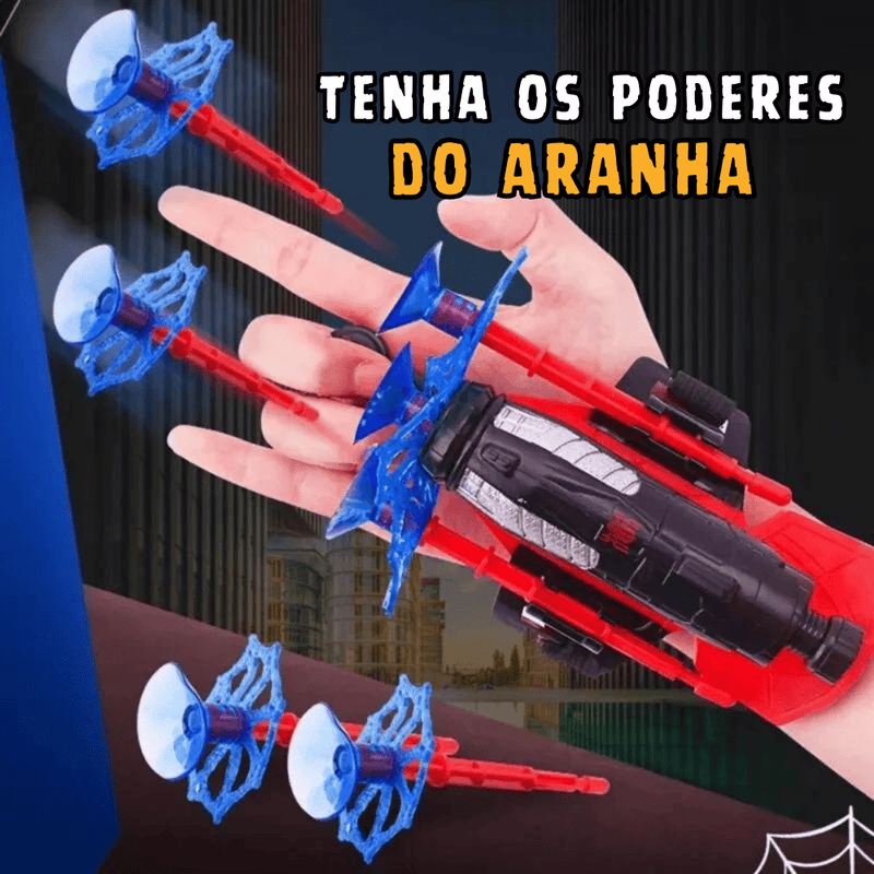 Kit Lança Teia do Homem Aranha (EXCLUSIVO PARA O DIA DAS CRIANÇAS)